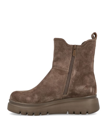 Impronte Maddalena Chelsea Veloursstiefeletten mit Keilabsatz